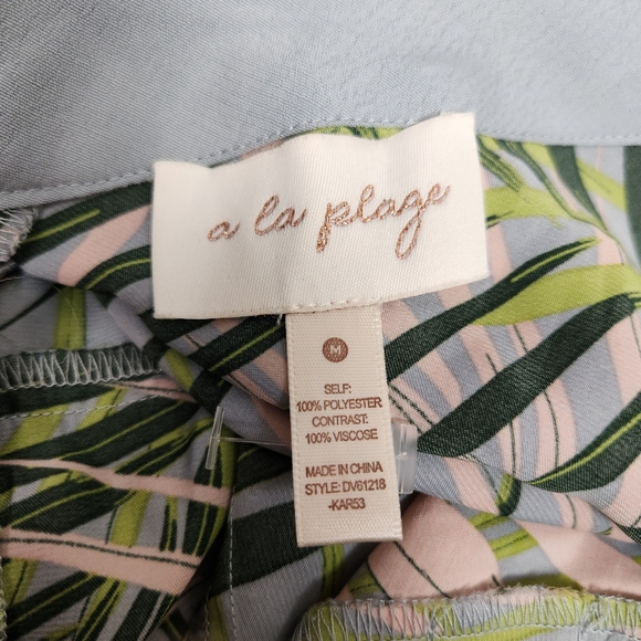 A LA PLAGE tropical print jumpsuit - Picture 7 of 10